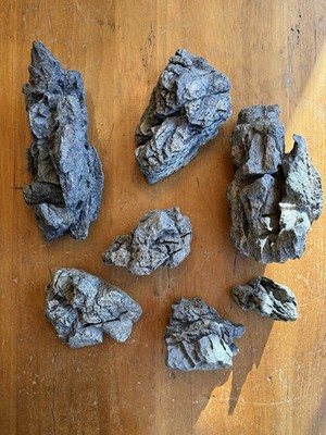 Current USA Seiryu Stone Collection 7 Piece Set | Molded Aquarium Decor Rock