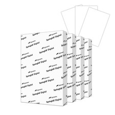 Springhill White 11” x 17” Cardstock Paper, 67lb Vellum Bristol, 147gsm, 1,000 S