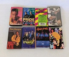 8 VTG Cassette Tapes Singles Rap HipHop R B Digital Planets MC Lyte Lo-Key