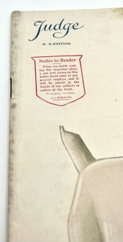 VERY RARE - Judge Magazine August 18, 1917 The Boy Scout - Picture 14 of 17