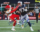 Rob Gronkowski Autographed New England 8x10 Photo with COA/Matching Hologram