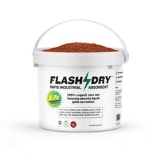 FlashDry Super Spill Absorbent, 5L Bucket with Dispenser Lid, 100 Organic Co...