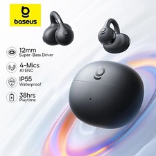 aseus BC1 Ear Clip Earbuds Open Ear Wireless Earphones Bluetooth 6.0