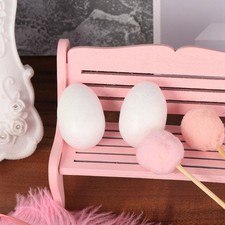 50 Pcs Floral Forms Easter Decorations Painted Eggs Polystyrene Craft Decorate