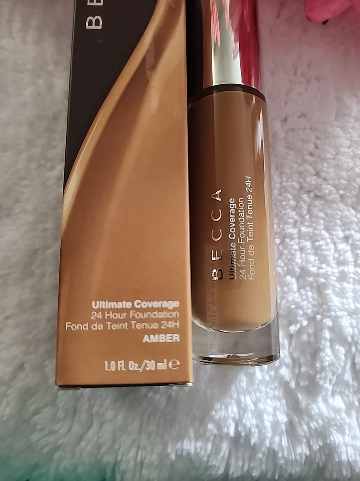 BECCA ULTIMATE COVERAGE 24 HOUR FOUNDATION AMBER- 1 OZ BOXED - Image 2 of 4