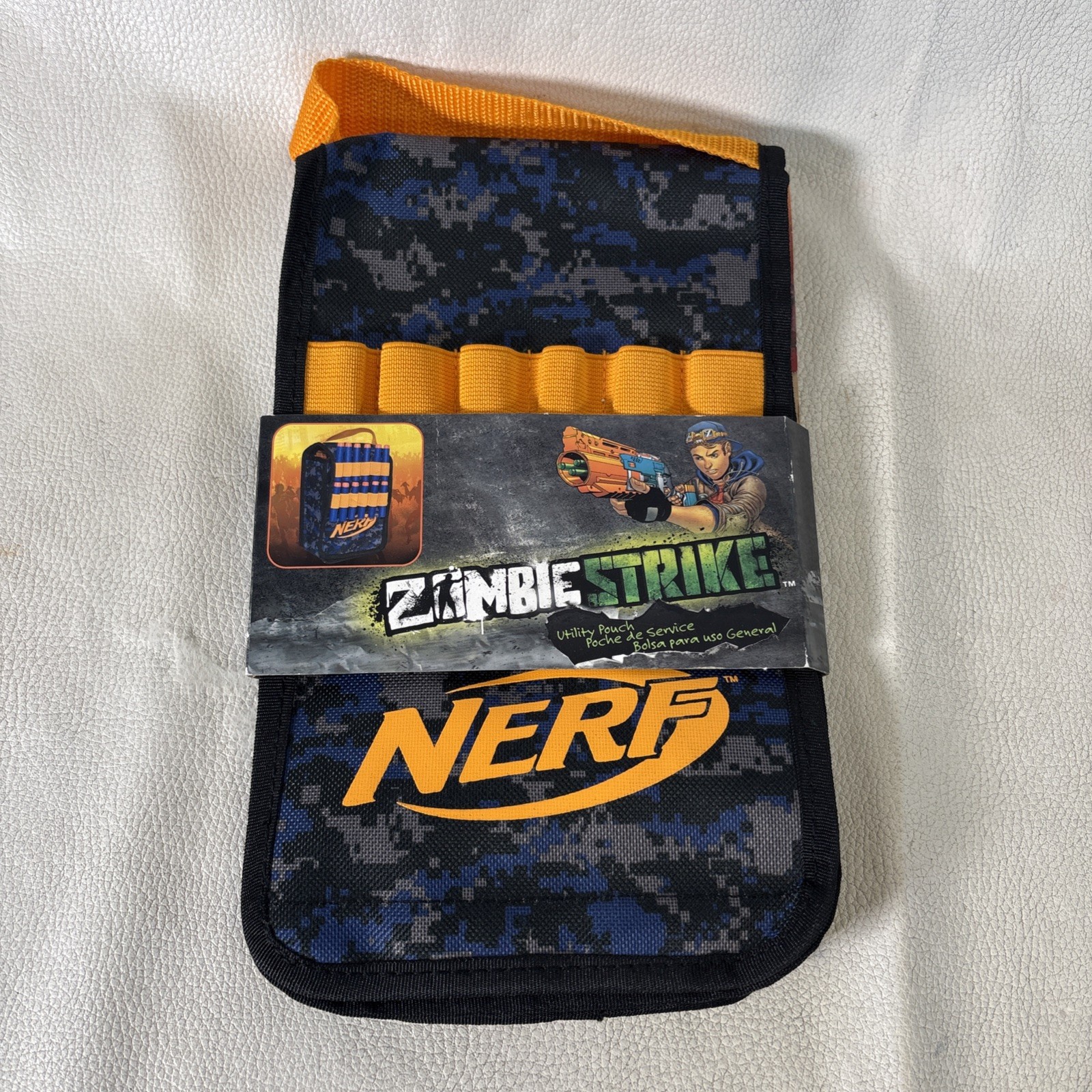 2013 NERF Hasbro Zombie Strike (label)Elite Series Range P.A