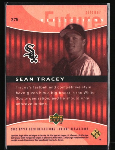 Sean Tracey 2005 Upper Deck Reflections #275 BASEBALL Card - Picture 2 of 2