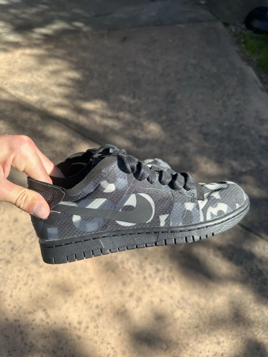 Nike Comme des Garçons x Dunk Low Monogram Print W for sale | eBay