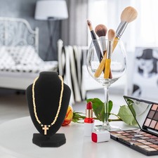 Necklace Display Stand Travel Mannequin Bust Jewelry Rack Holder