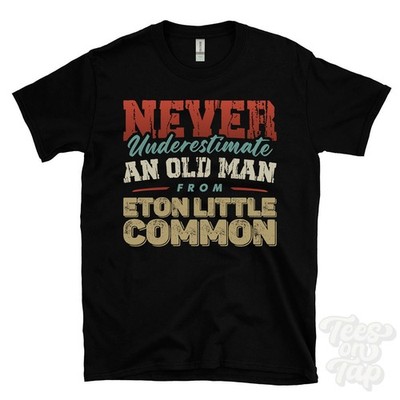 NIEMALS UNTERSCHÄTZEN SIE EINEN ALTEN MANN VON ETON LITTLE COMMON T-SHIRT Weihnachtsgeschenk eton