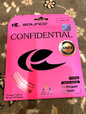 Solinco Confidential Soft 17 Gauge 1.20mm Electric Pink Tennis String