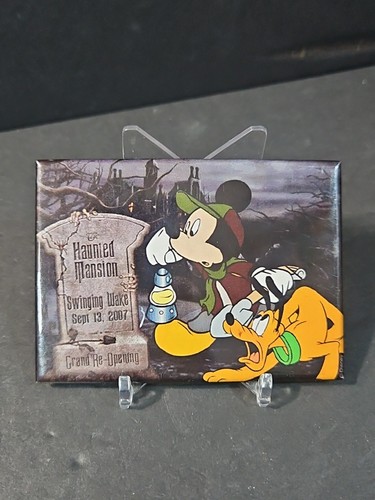 Disney Haunted Mansion Grand Re-Opening Button Sept 13, 2007. Swinging Wake!...