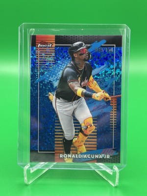 2026 Topps Finest Ronald Acuna Jr. Atlanta Braves Blue Speckle /150