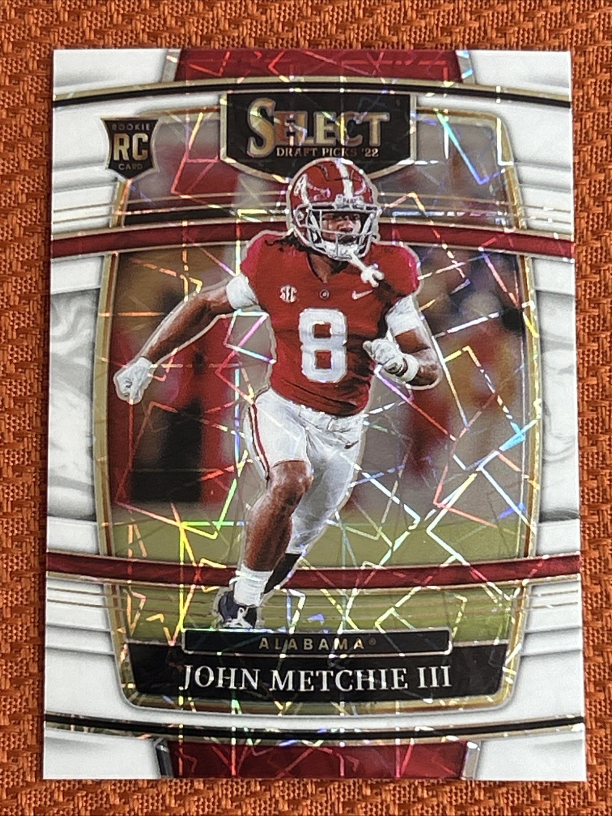 John Metchie Panini Select Draft Picks #9 White Lazer
