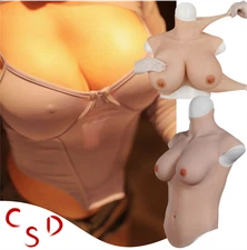Silicone Breast Forms Breast Plates Fake Boobs C-H Cup Crossdresser Drag Queen