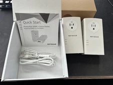 netgear powerline adapter kit 2000 mbps wall-plug Like New