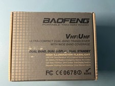 Baofeng UV-5RA Ham Two Way Radio Dual-Band Transceiver - Black NEW