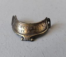 RARE PETITE PLAQUE DE Vélo, CYCLES ( PICHET & PARAT ) THILOUZE & ST EPAIN ) TBEG