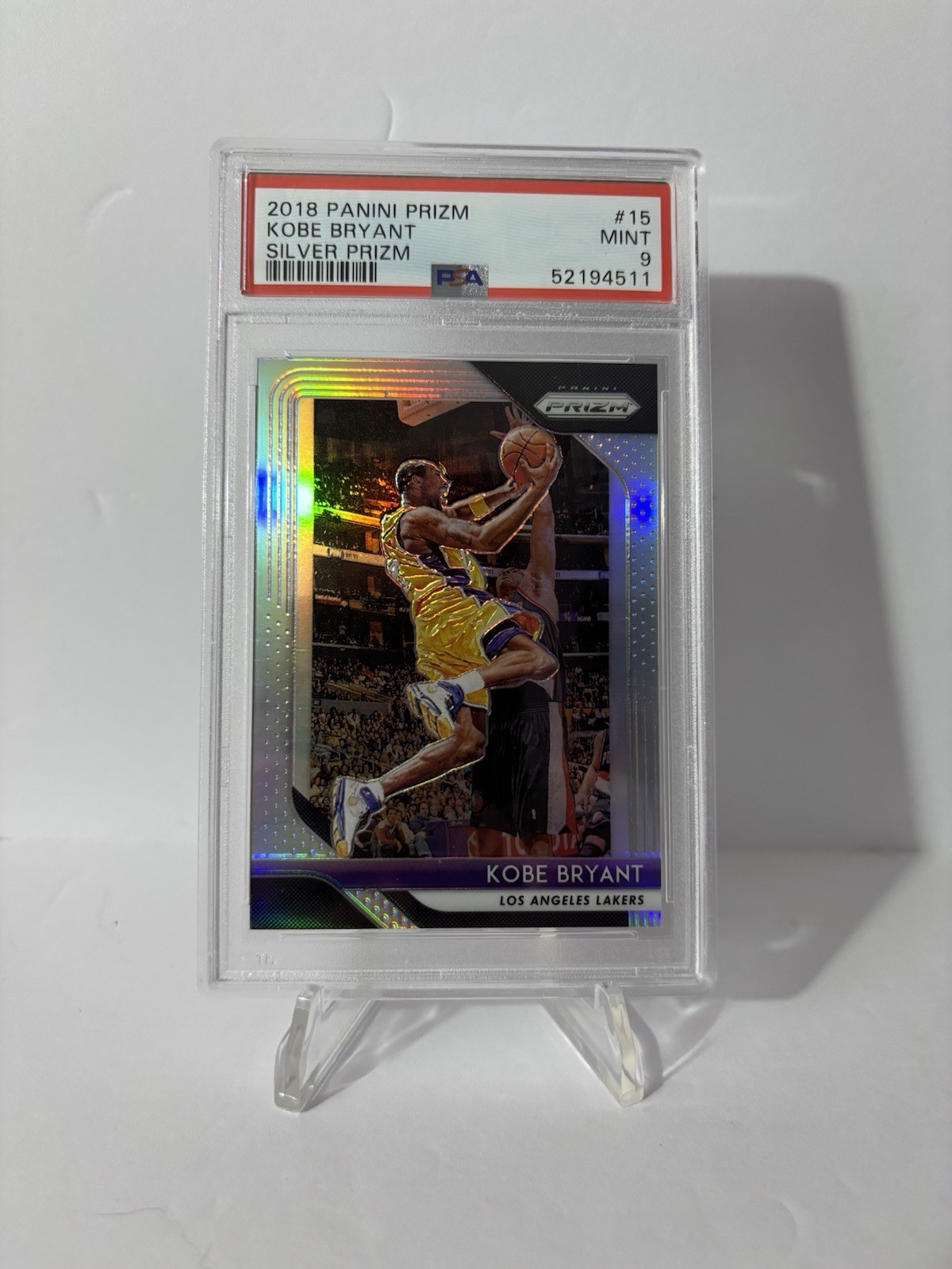 2018-19 Panini Prizm - Kobe Bryant #15 Silver Prizm