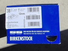 Birkenstock Arizona Rivet Border Suede Leather Taupe Color Narrow