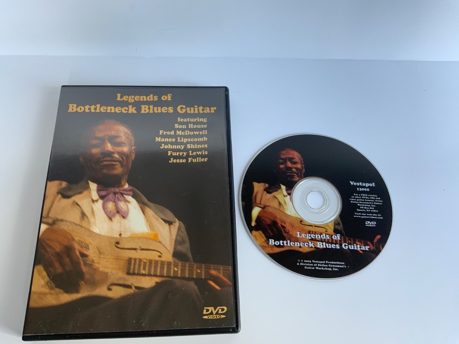 Legends Of Bottleneck Blues Guitar (DVD, 2003) Feat. Son House, Fred McDowell…