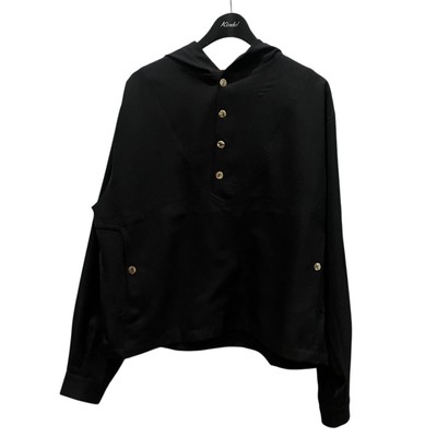Kiko Kostadinov 00192025 Hooded Jacket Black 46 1022 Size:46 