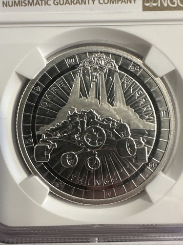 2021 Niue 1 oz Silver $2 Perseverance Mars Rover .9999 Fine Silver NGC PL 70 1/2 - Picture 2 of 6