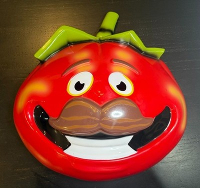 Fortnite Tomatohead Mask Costume Cosplay Epic Games 2020 Halloween Prop - Adult