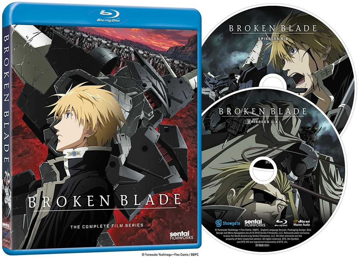 Broken Blade Complete Anime 6-Movies Film Series Blu-Ray Sentai US