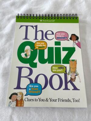 AMERICAN GIRL - The Quiz Book.... NEW.  BY: LAURA ALLEN  GREAT GIFT