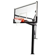 Lifetime 90964 Mammoth 72" In-Ground Basketball Hoop Tempered Glass Backboard