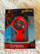 Marvel Spiderman Youth Flashing LCD Watch