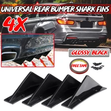 Rear Bumper Diffuser Lip Splitter Shark Fin Trim Cap For Carmry Civic Dodge New