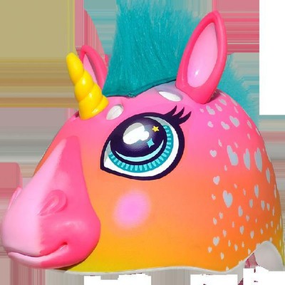 3D Unicorn Helmet For Girls Kids Ages 5-8 Youth Bike Pink Helmets 50-54