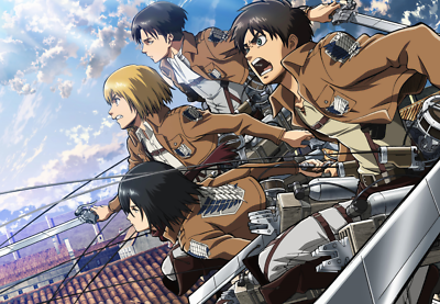 Attack on Titan Poster Anime Manga Art Print Wall Room Decor Shingeki no  Kyojin