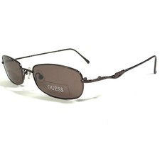 Guess Sunglasses GU6124 BRN-1 Brown Rectangular Frames with Brown Lenses