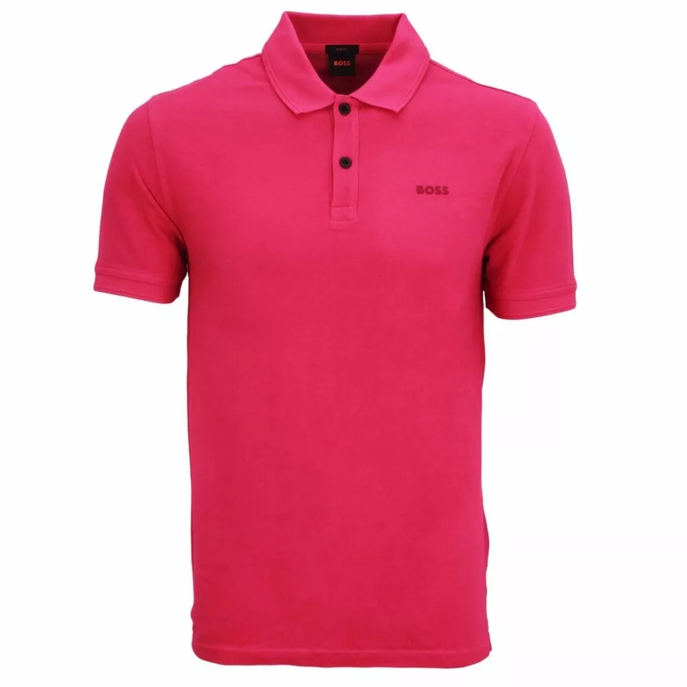 Pink boss clearance polo shirt