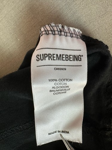 SUPREMEBEING Black XL Cassette T-Shirt DJ Turntables Disc Jockey Records Music - Picture 13 of 13