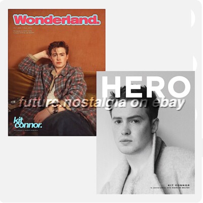 KIT CONNOR Magazines HERO #32 & WONDERLAND F/24 NEW   RARE  