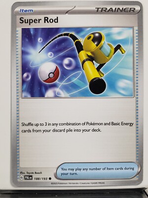 super rod pokemon card value 188/193 - Paldea Evolved - Trainer Set The item available is listed in the Title Pokemon - Super Rod 276/193
