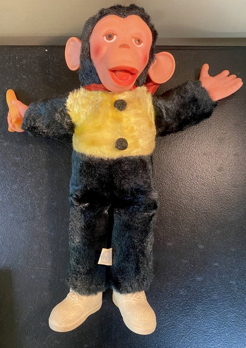 VTG 1960's Superior Novelties Inc Zippy Monkey Mr Bim Banana Toy