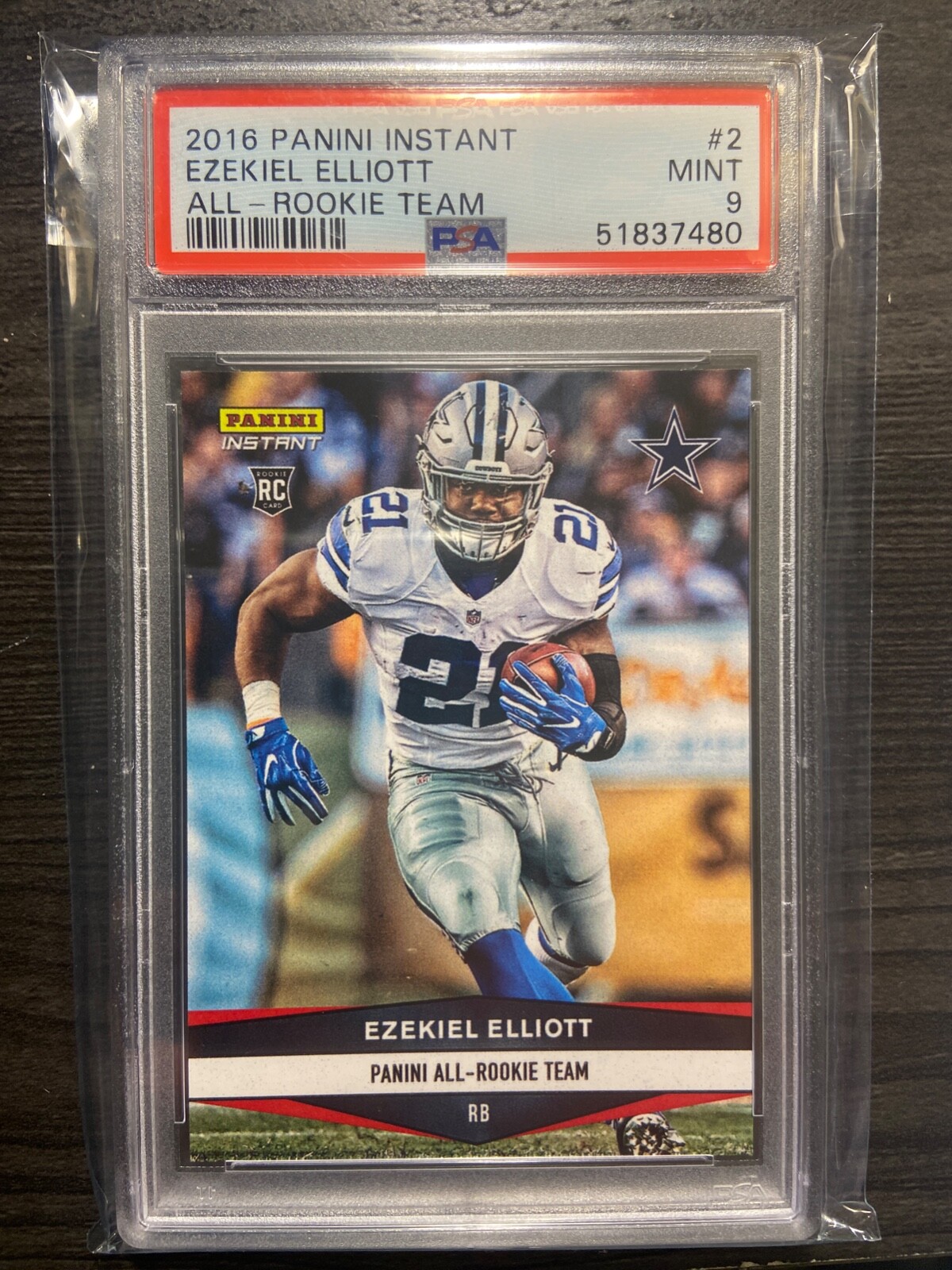 Ezekiel Elliott Panini Instant All-Rookie Team #2 Base
