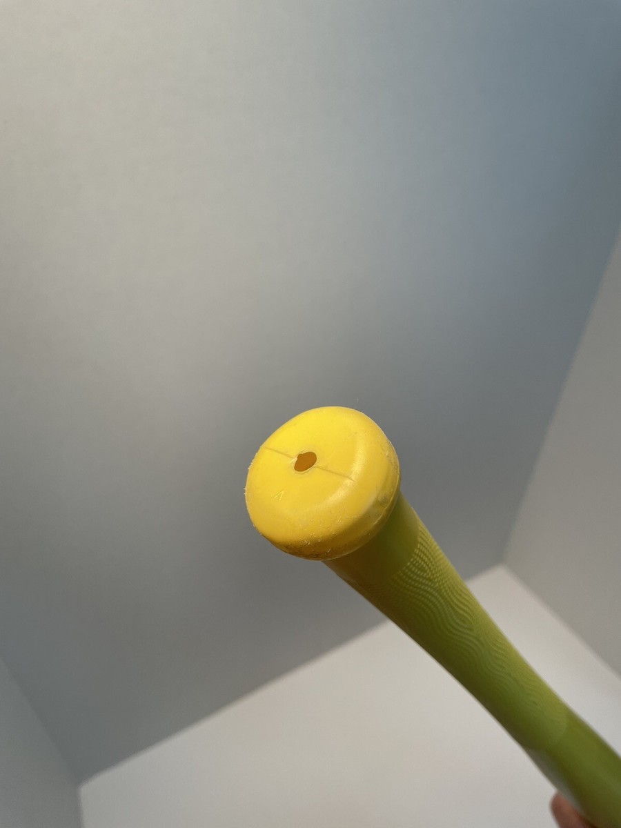 2 chauves-souris officielles vintage Wiffle jaune fabriquées aux États