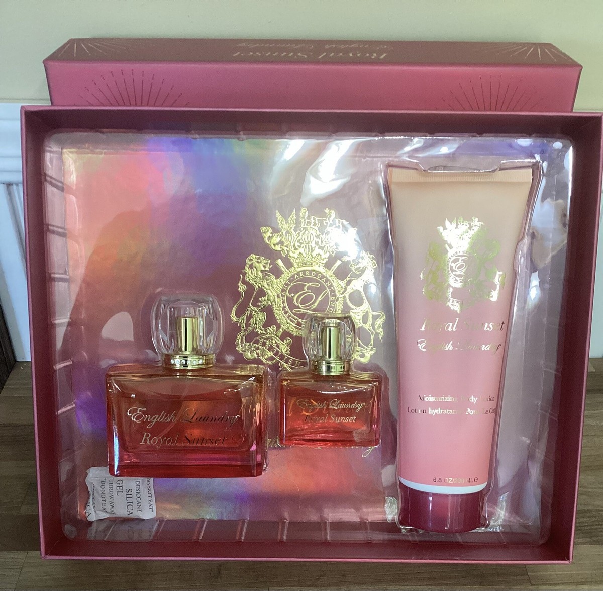ENGLISH LAUNDRY Royal Sunset 3 PCS Perfume GIFT SET, BODY LOTION