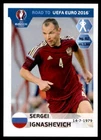 Panini Road to Euro 2016 - Sergei Ignashevich (Russia) No. 259