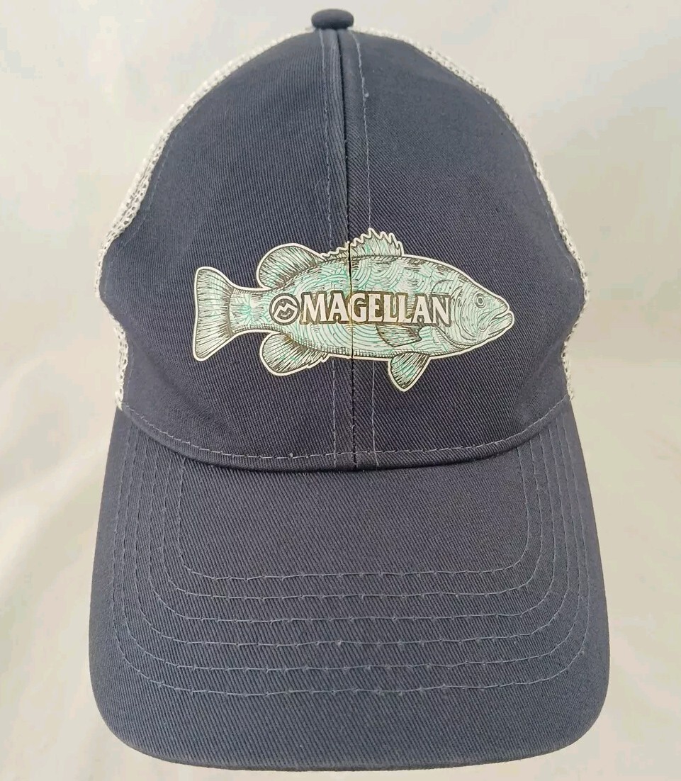 Magellan Outdoors Fishing Navy Blue Adjustable Snapback Hat  display picture 3