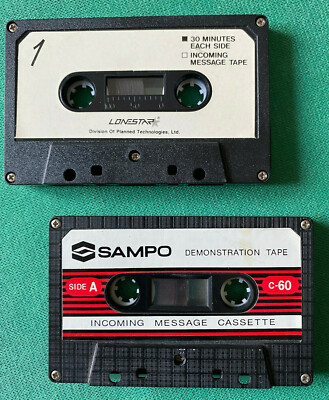 2 CASSETTE INCOMING x SEGRETERIE TELEFONICHE