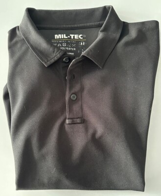 Mil-Tec Poloshirt Herren schwarz XL Funktion