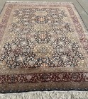 AN ATTRACTIVE BLUE BACKGROUND COLOR TURKISH RUG 11’10” X 9’1” — photo 4