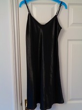 EX HIGH ST STORE FULL SLIP CHEMISE NIGHTIE BLACK WHITE NUDE CREAM 10 - 26 NWOT